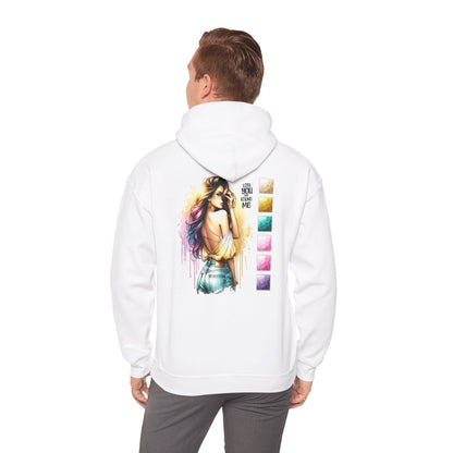 Lost You And Found Me Vibrant Artistic Hoodie for Creative Souls, Unisex Sweatshirt, Gift for Artists, Cozy Fashion, Casualwear, Colorful Hoodie