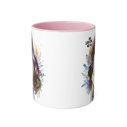 It's Not Me, It's You Humoristic Artistic Accent Mug for Coffee Lovers, Floral Design Mug, Unique Gift for Her, Inspirational Mug, Kitchen Decor, Birthday Present
