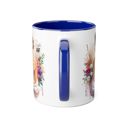 Stylish Accent Mugs - Unique Gift for Single Friends, Coffee Lovers, Home Decor, Self-Care Essentials, Birthday Presents, Art Lovers