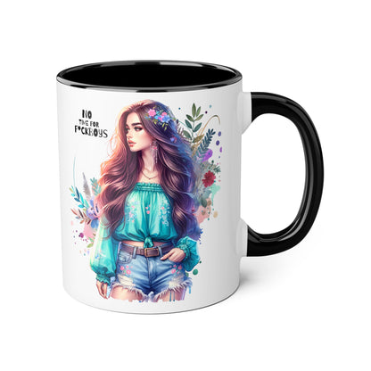 Funny Accent Mug - No Time For F*boys 11oz