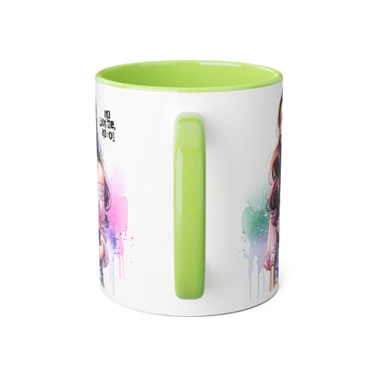 It's Not Me, It's You Humoristic Vibrant Accent Mug, Espresso Lover's Gift, Stunning Art Print Mug, Unique Coffee Cup, Colorful Tea Mug, Perfect for Birthdays, Cozy Vibes