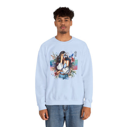 Lost You And Found Me Artistic Unisex Sweatshirt for Comfort and Style - Cozy Apparel, Gift for Her, Trendy Fashion, Relaxed Fit, Casual Wear