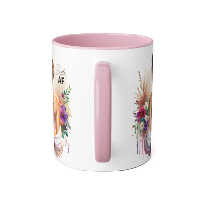 Stylish Accent Mugs - Unique Gift for Single Friends, Coffee Lovers, Home Decor, Self-Care Essentials, Birthday Presents, Art Lovers