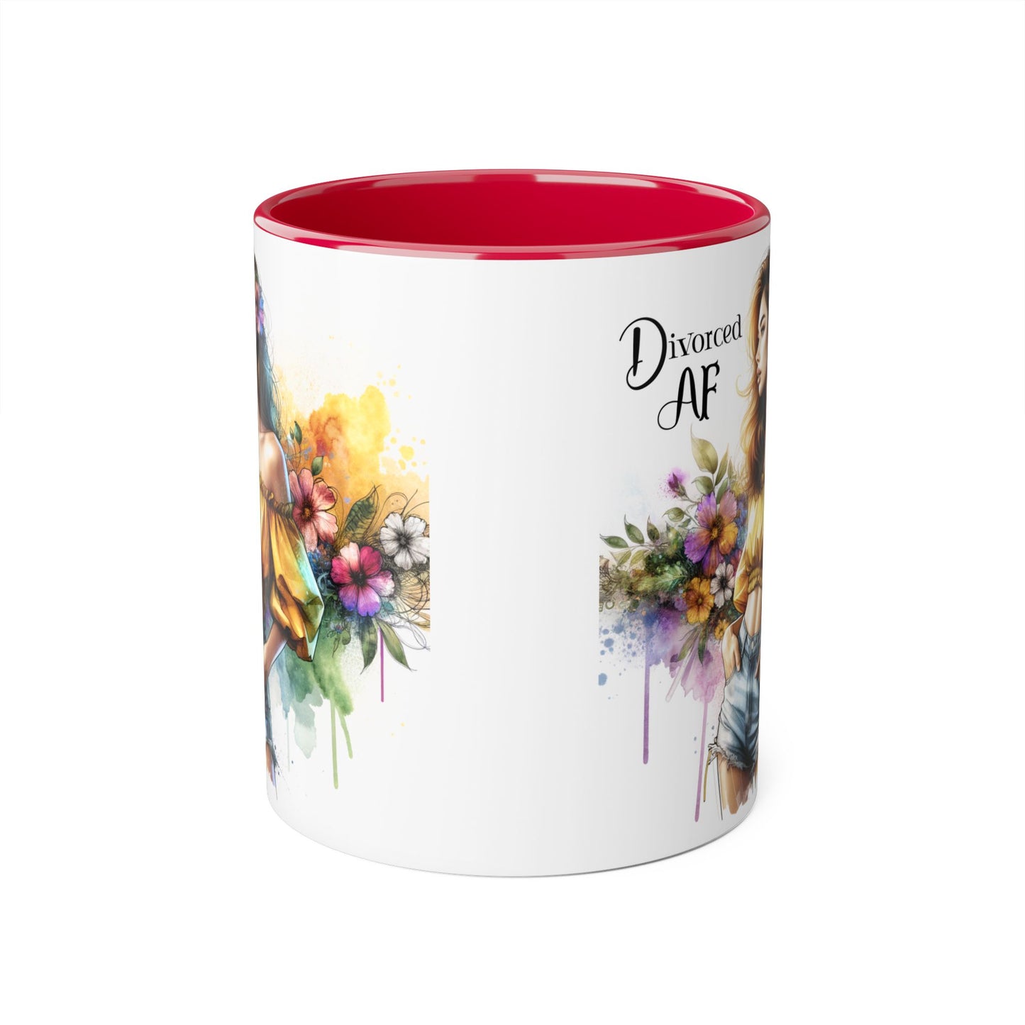 Empowering Divorced AF Accent Mug | Inspirational Coffee Cup for Fostering Positivity, Self-Care, Gifts for Newly Divorced, [...]