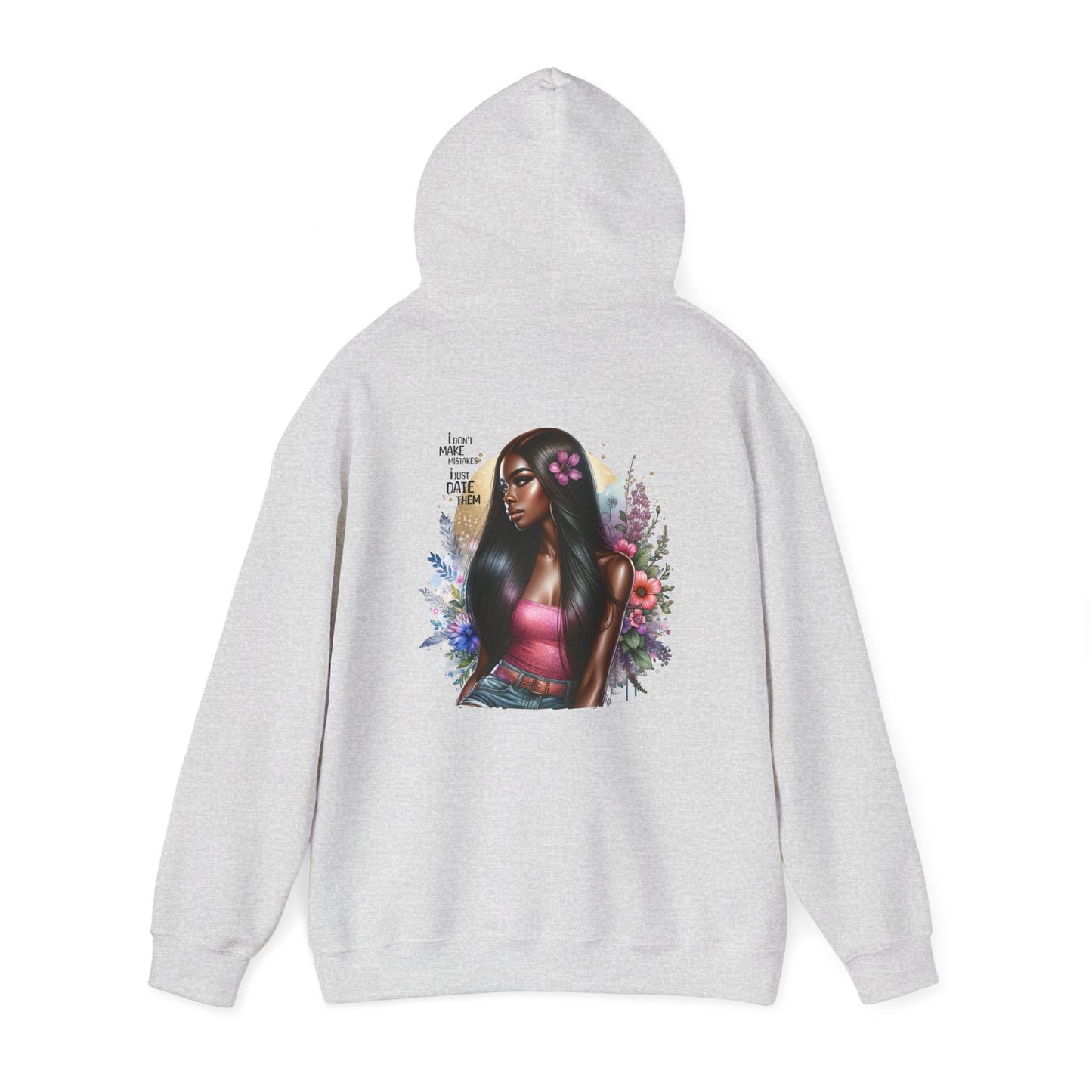 I Don`t  Make Mistakes, I Just Date Them Vibrant Art Hoodie - Unisex Heavy Blend™, Cozy Fashion, Gift for Her, Spring Vibes, Casual Streetwear, Perfect for Holidays