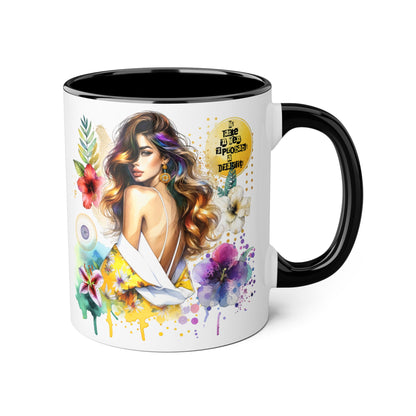 Funny Accent Mug - My Taste in Men is Probably a Disability Humor 11oz Cup