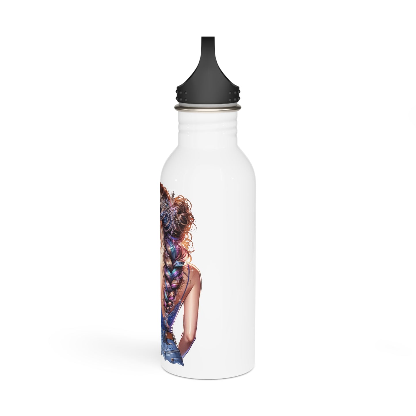 I Don't Make Mistakes, I Date Them Chic Floral Water Bottle, Motivational Sports Flask, Fitness Gift for Women, Eco-Friendly Hydration, Inspirational Gift for Her