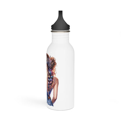 I Don't Make Mistakes, I Date Them Chic Floral Water Bottle, Motivational Sports Flask, Fitness Gift for Women, Eco-Friendly Hydration, Inspirational Gift for Her