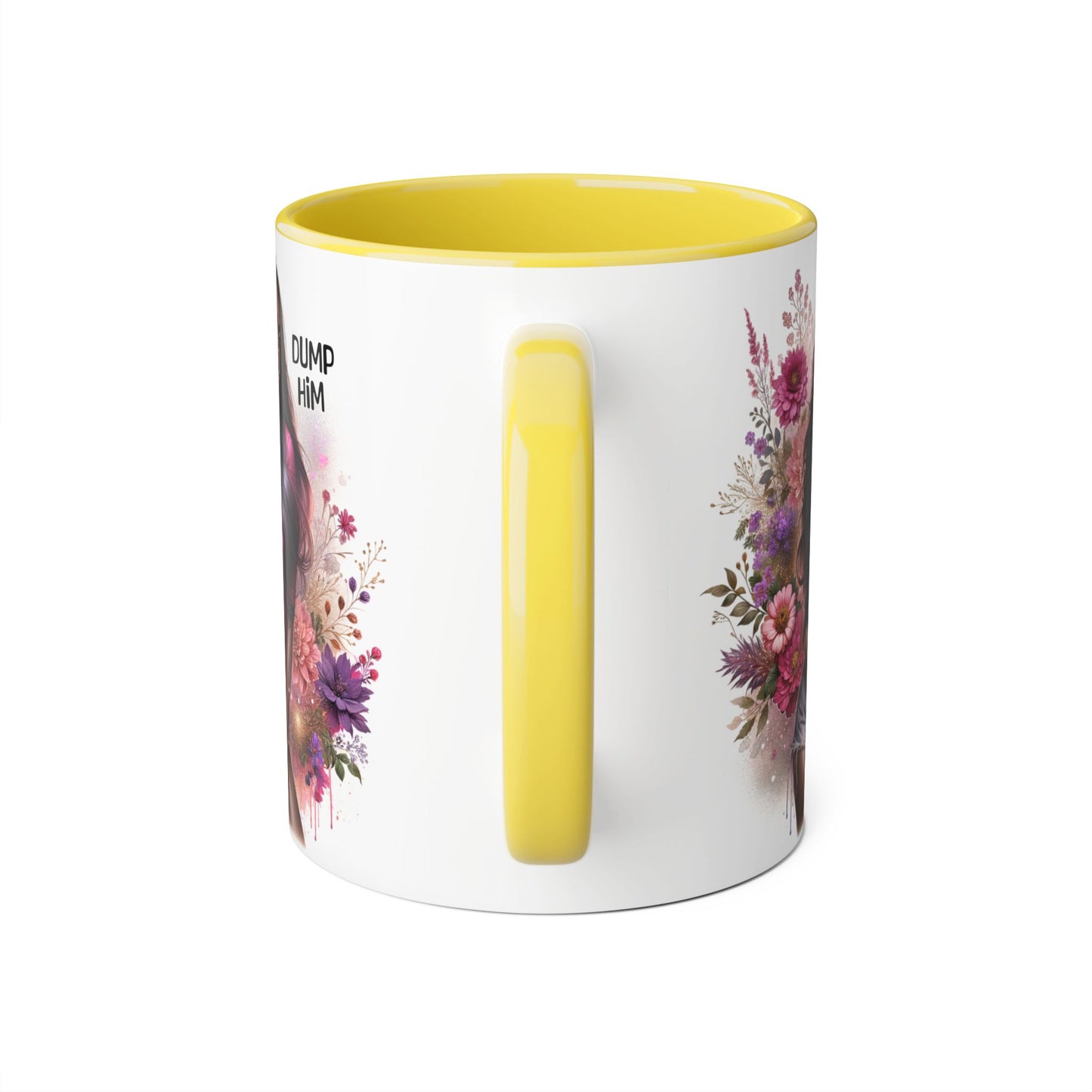 Dump Him Accent Mug