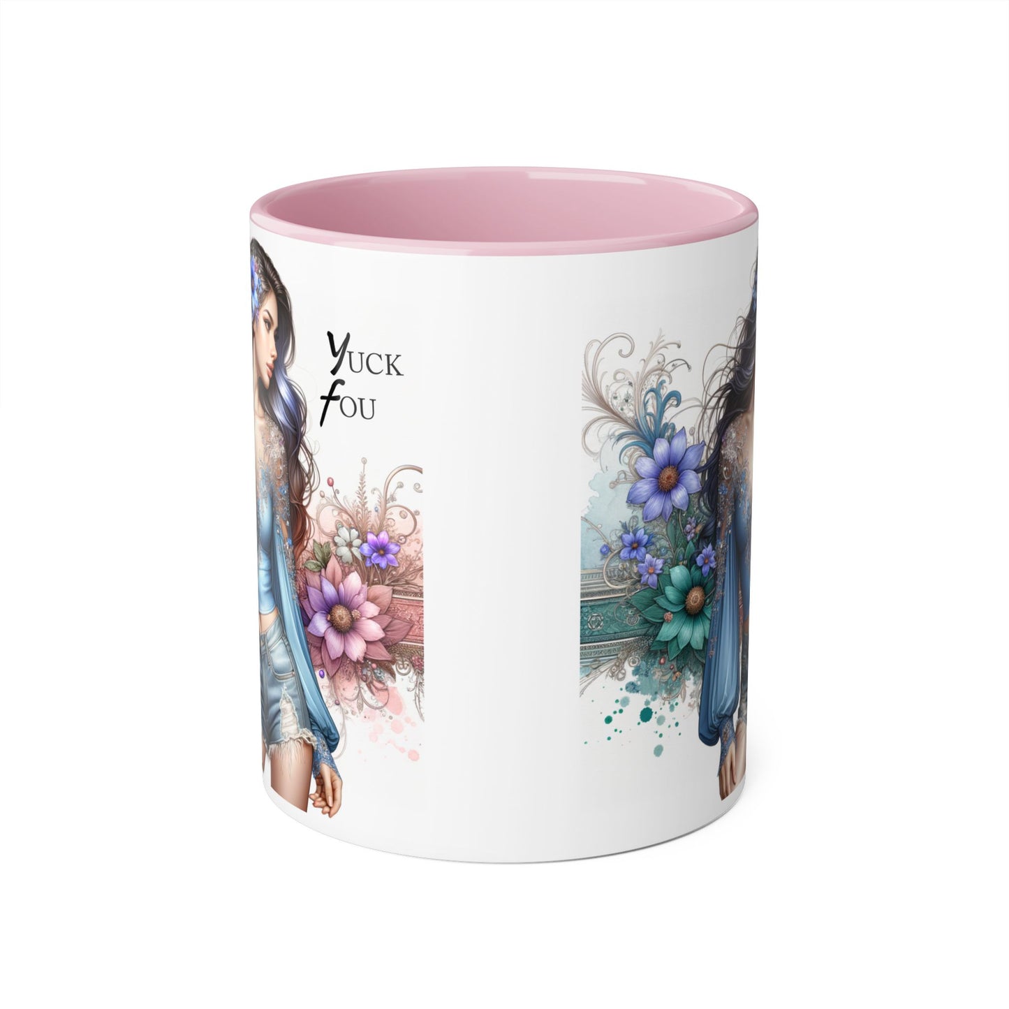 Artistic Accent Mug with ‘Yuck Fou’ Design for Trendy Sipping, Perfect Gift for Friends & Art Lovers, Ideal for Birthdays & Celebrations