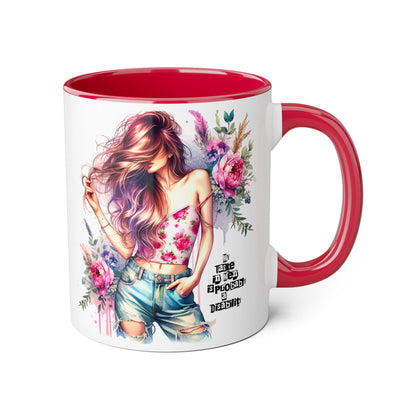 Funny Accent Mug - My Taste in Men is Probably a Disability Humor 11oz Cup
