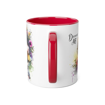 Mug - Divorced AF 11oz Accent Mug