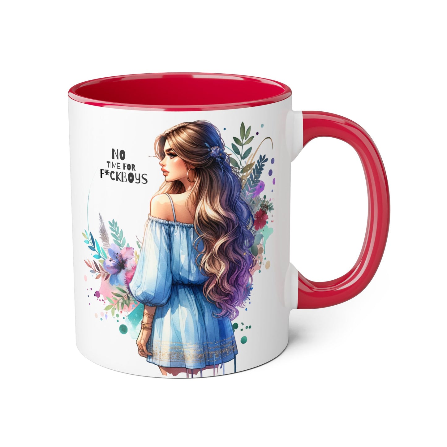 Funny Accent Mug - No Time For F*boys 11oz