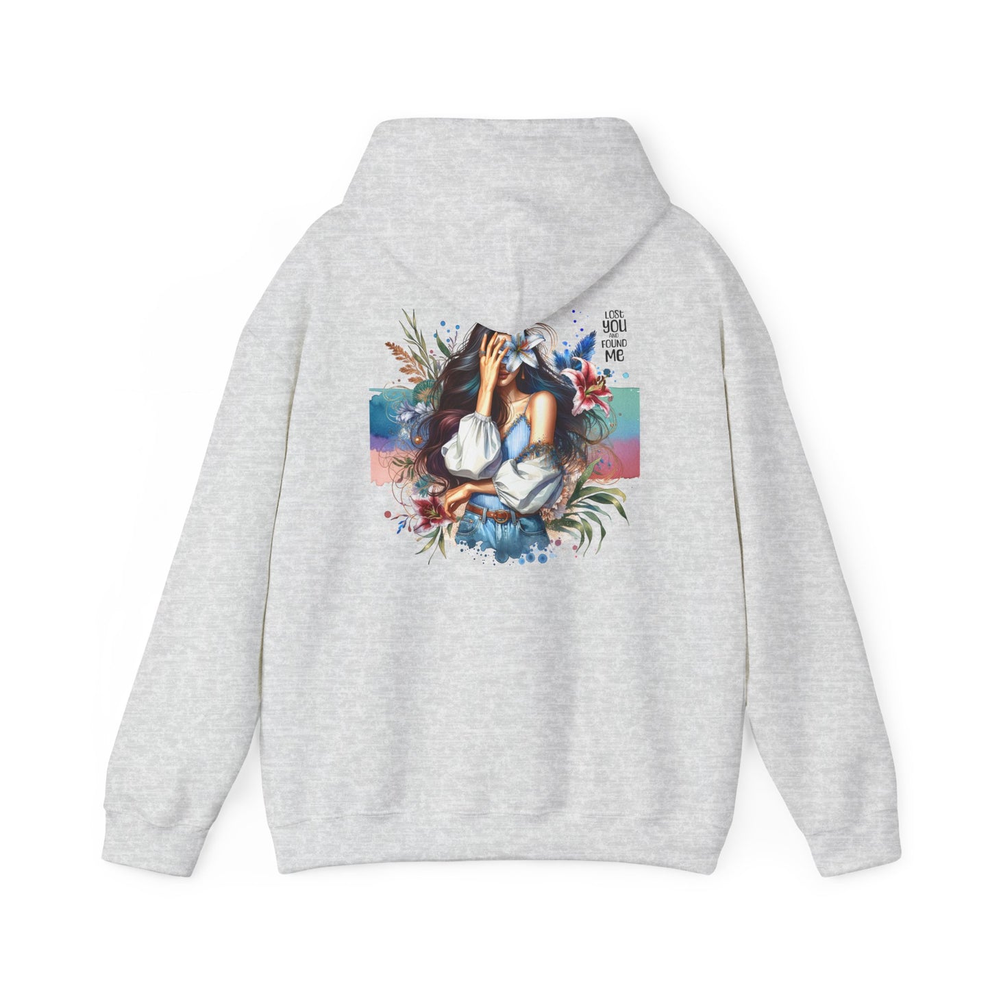 Breakup Hoodie - Unisex Hooded Sweatshirt Lost You and Found Me Design