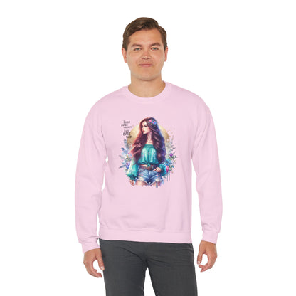 I Don`t  Make Mistakes, I Just Date Them Colorful Bohemian Crewneck Sweatshirt, Cozy Apparel, Unique Gift, Casual Wear, Inspirational Fashion, Artist Design