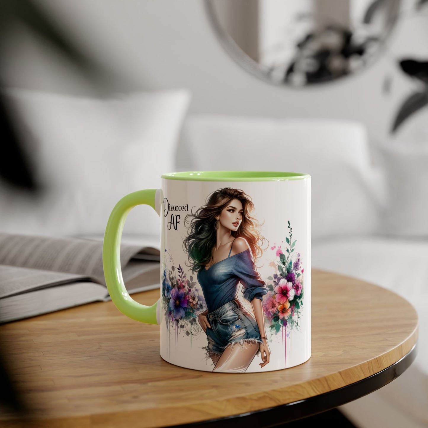 Divorced AF Mug, Stylish Coffee Cup for Newly Single, Empowerment Gift for Her, Celebration of Freedom, Unique Present for Divorcee