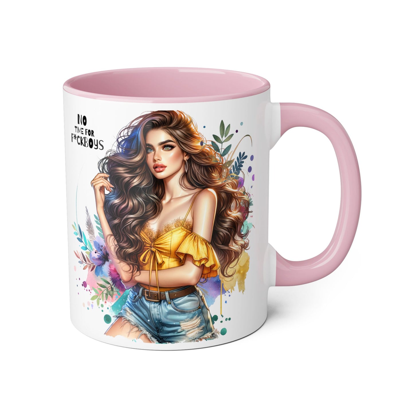 Funny Accent Mug - No Time For F*boys 11oz