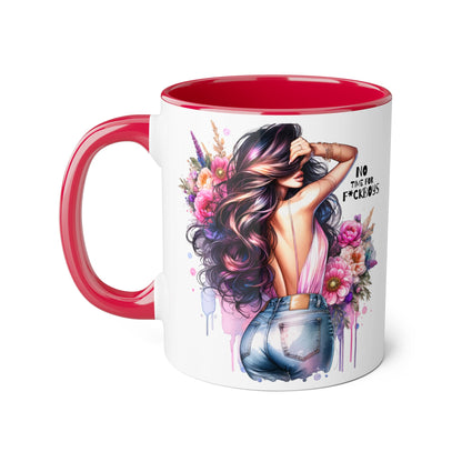 Funny Accent Mug - No Time For F*boys 11oz