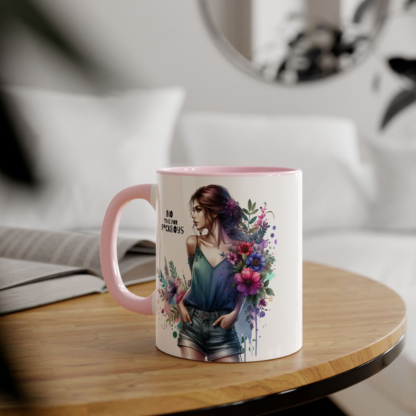 Funny Accent Mug - No Time For F*boys 11oz