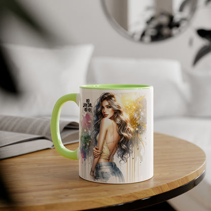 It's Not Me, It's You Humoristic Artistic Accent Mug, Inspirational Coffee Cup, Unique Gift for Artists, Motivational Mug, Colorful Drinkware, Pour Your Passion