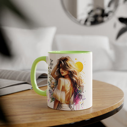 Money Can't Buy Happiness But It Can Buy Divorce Humoristic Artistic Accent Mugs, Ideal Gift for Mother's Day, Flower Lover, Cheerful Home Decor, Inspirational Drinkware, Unique Coffee Collection