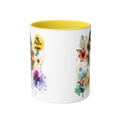 Funny Accent Mug - My Taste in Men is Probably a Disability Humor 11oz Cup