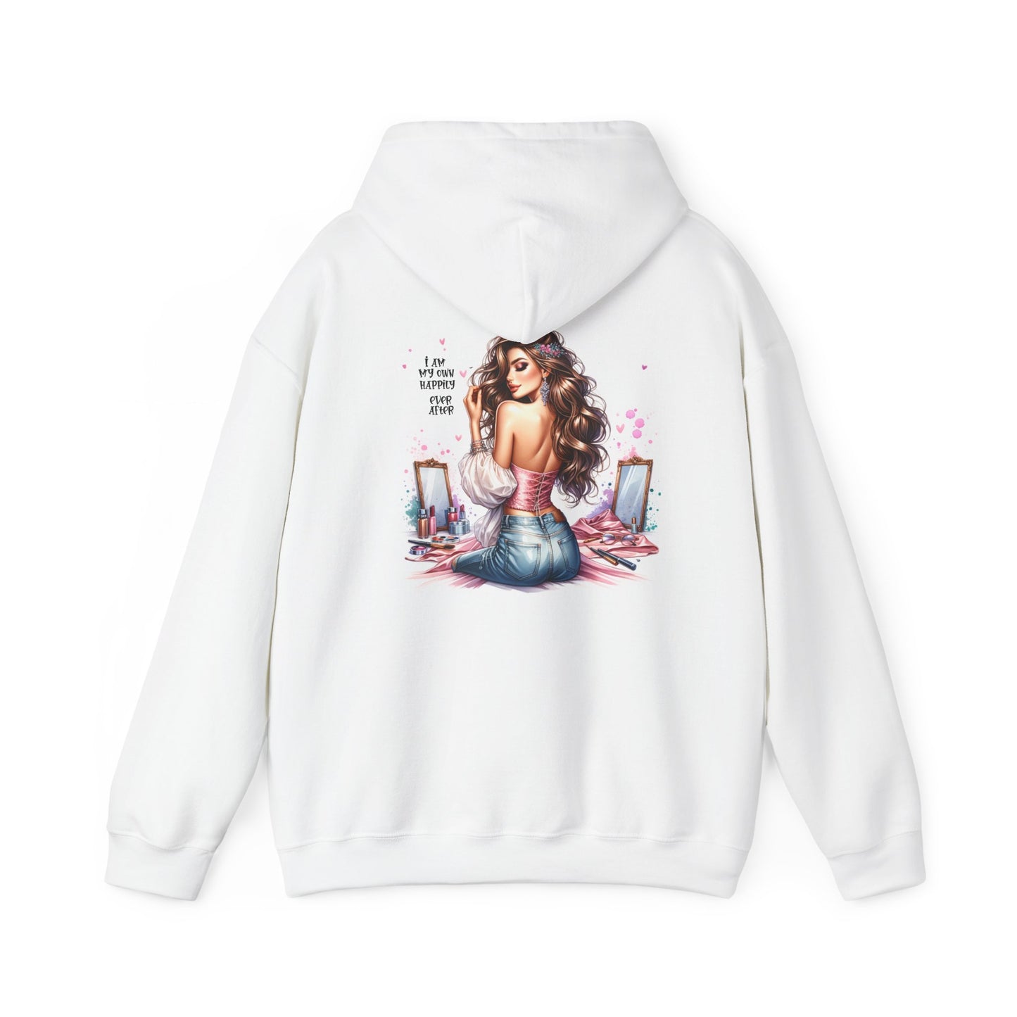 I Am My Own Happily Ever After Chic Art Print Hoodie | Unisex Sweatshirt