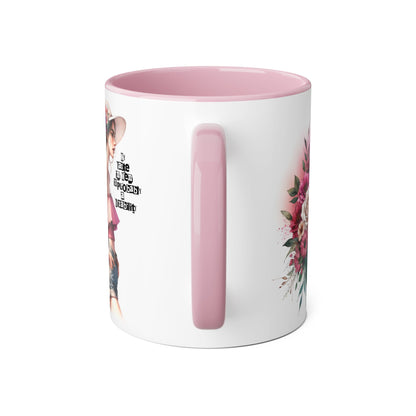 Funny Accent Mug - My Taste in Men is Probably a Disability Humor 11oz Cup