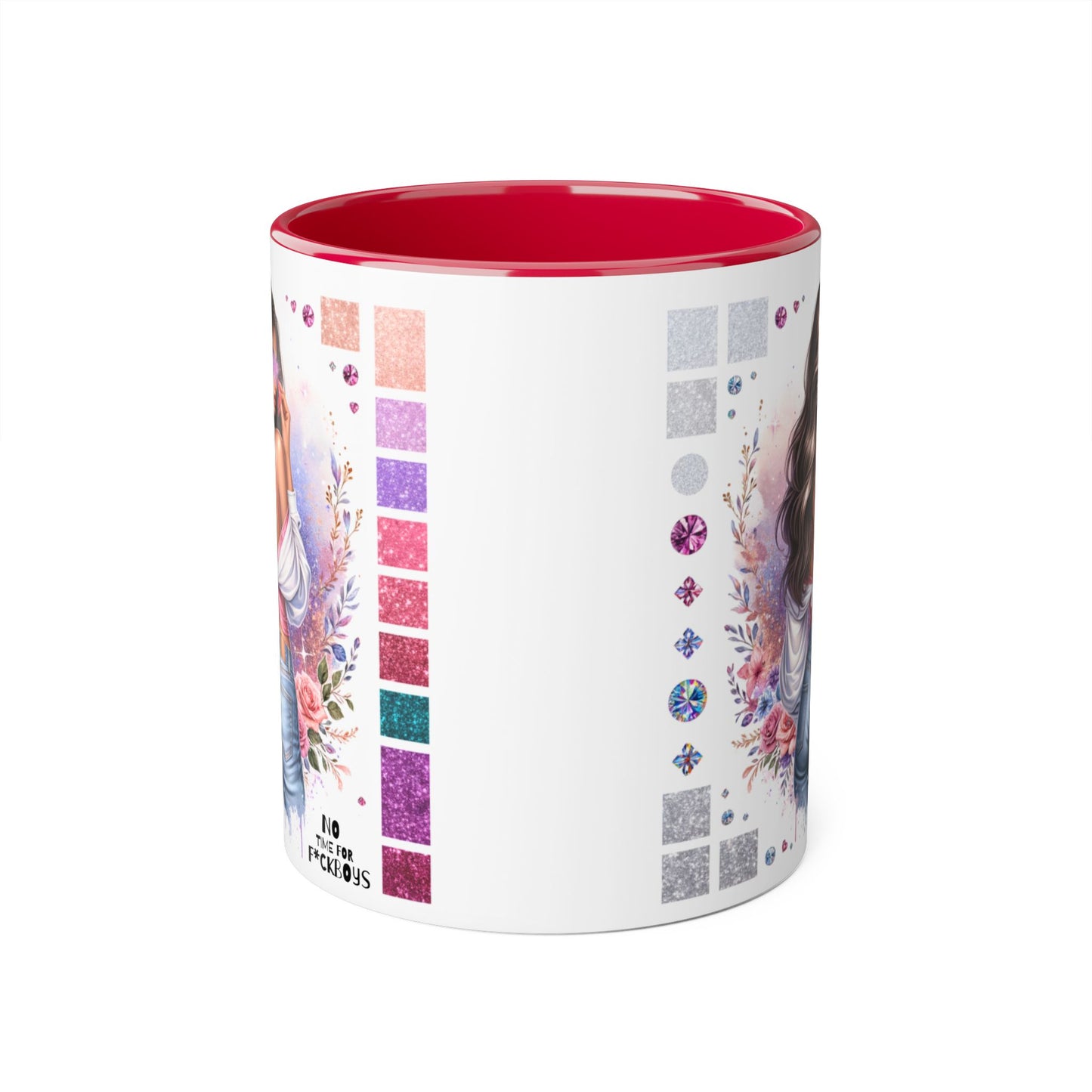 Funny Accent Mug - No Time For F*boys 11oz