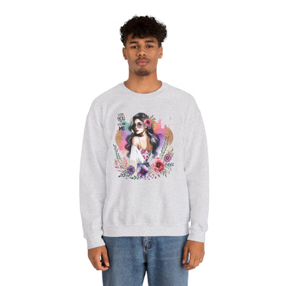 Lost You And Found Me Bohemian Floral Sweatshirt | You Are Beautiful | Cozy Unisex Crewneck for Women, Gift for Her, Casual Wear, Spring Fashion