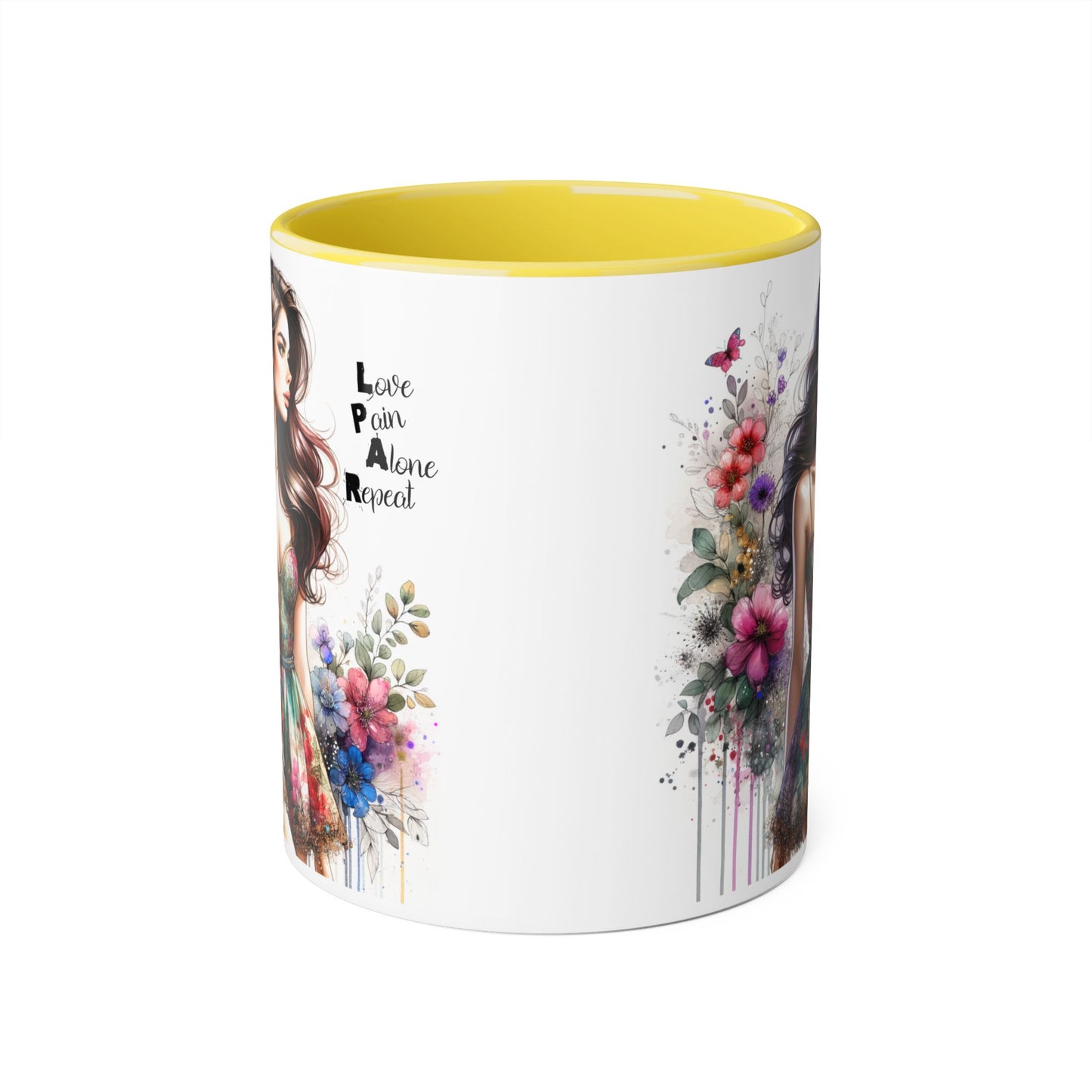 Chic Floral Accent Mug | Inspirational Coffee Cup, Perfect Gift for Friends, Tea Lovers, Birthday, Encouragement, Appreciation
