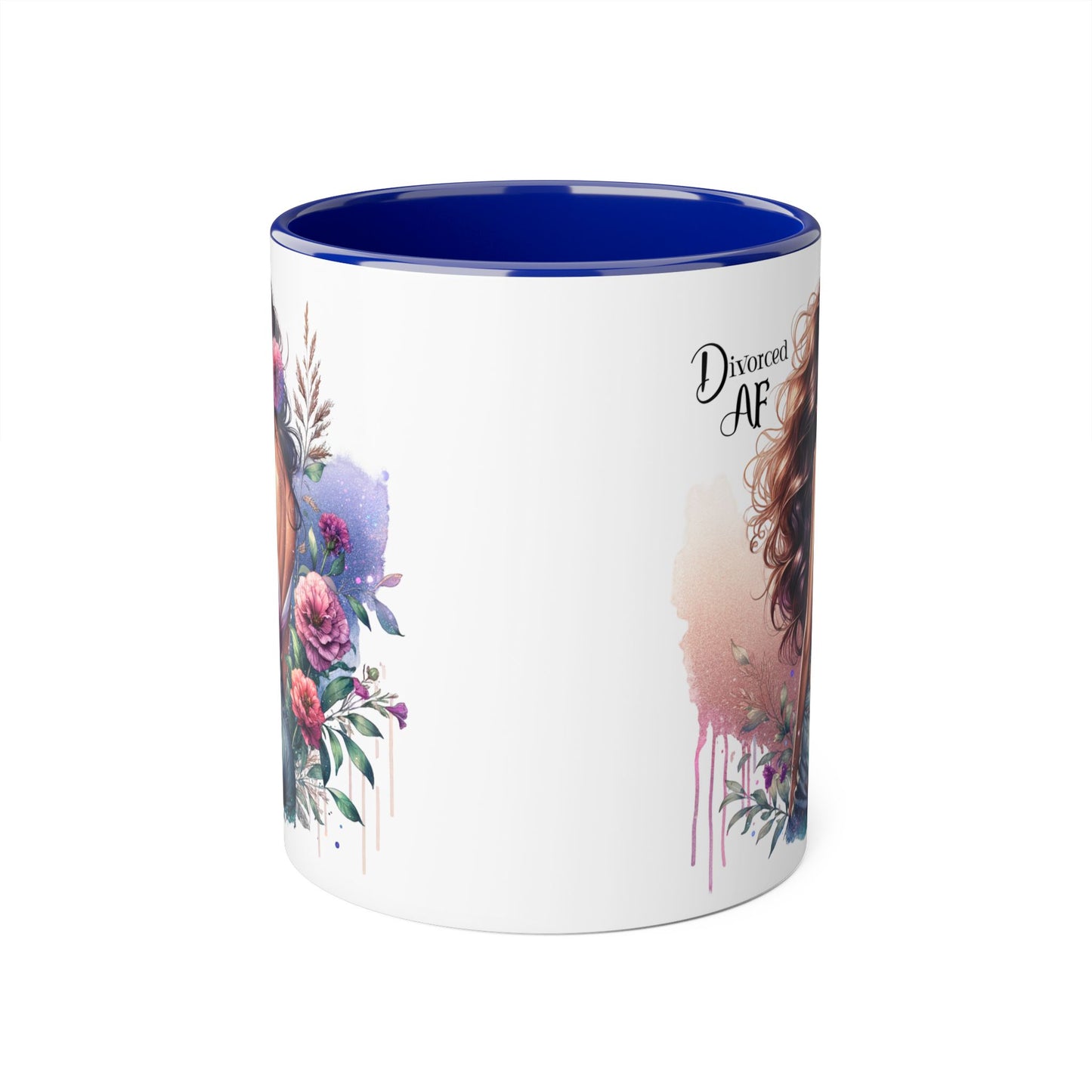 Divorced AF Accent Mug - Empowering Coffee Cup, Funny Gift for Divorcees, Humorous Drinkware, Self-Love Reminder, Unique Wedding Gift [...]