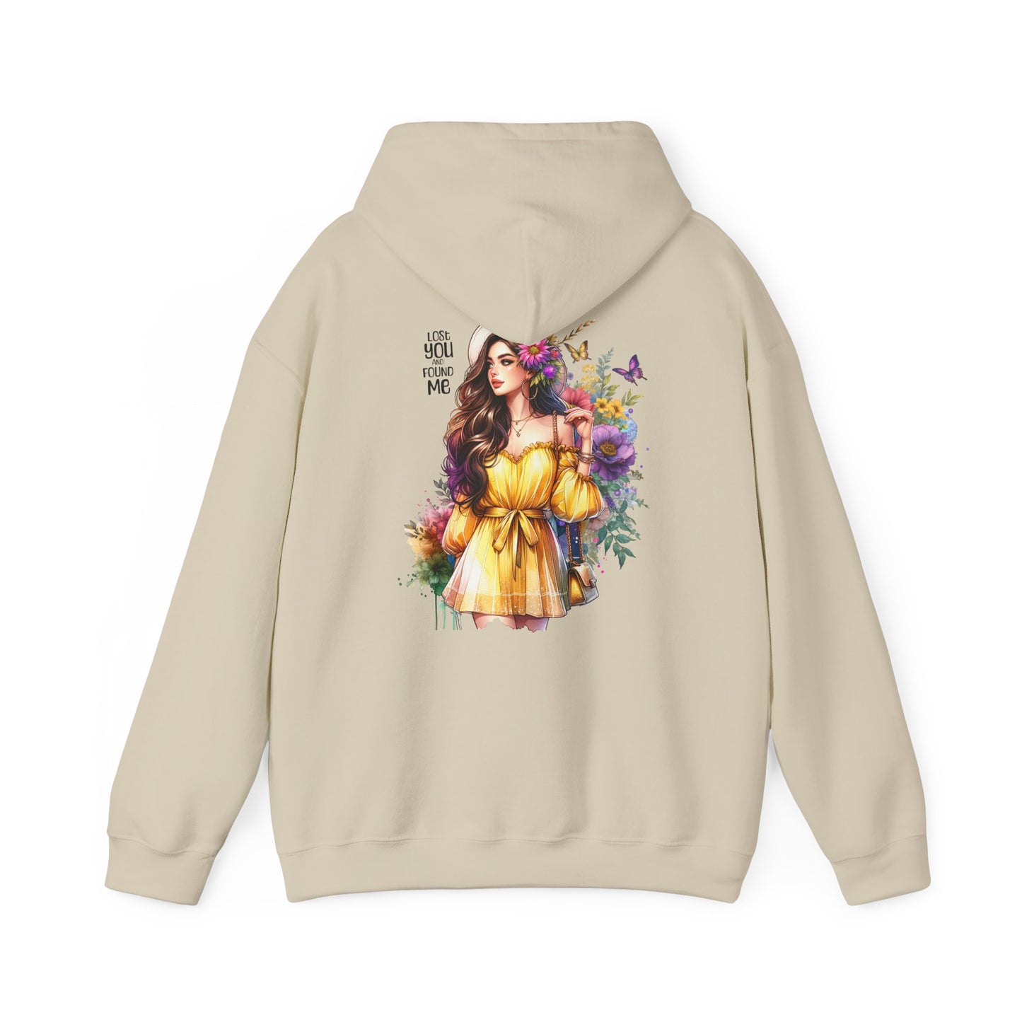Breakup Hoodie - Unisex Hooded Sweatshirt Lost You and Found Me Design