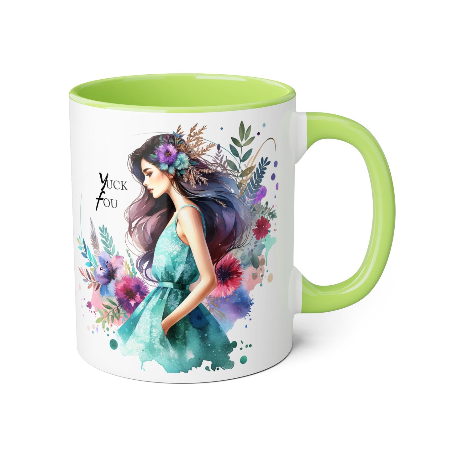 Yuck Fou Artistic Accent Mug with Floral Design, Unique Gift for Coffee Lovers, Birthday Gift, Home Decor, Self-Care Essentials, Inspirational [...]