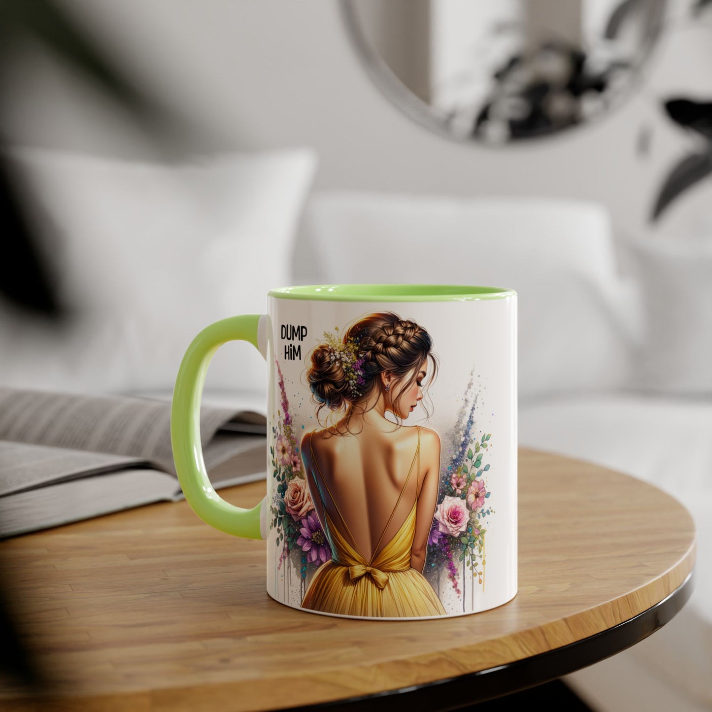 Dump Him Funny Accent Mug 11oz