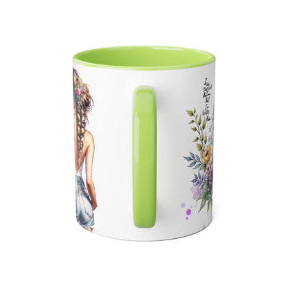 I Was Married Before But I'm Better Now Elegant Floral Accent Mug, Perfect Gift for Tea Lovers, Inspirational Coffee Cup for Her, Unique Home Decor, Sister's Birthday Gift