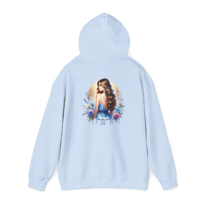 I'm Too Cute For My Ex Elegant Floral Art Hoodie - Perfect Comfort for Art Lovers, Cozy Streetwear, Symbol of Self-Expression, Gift for Friends, Stylish Layering