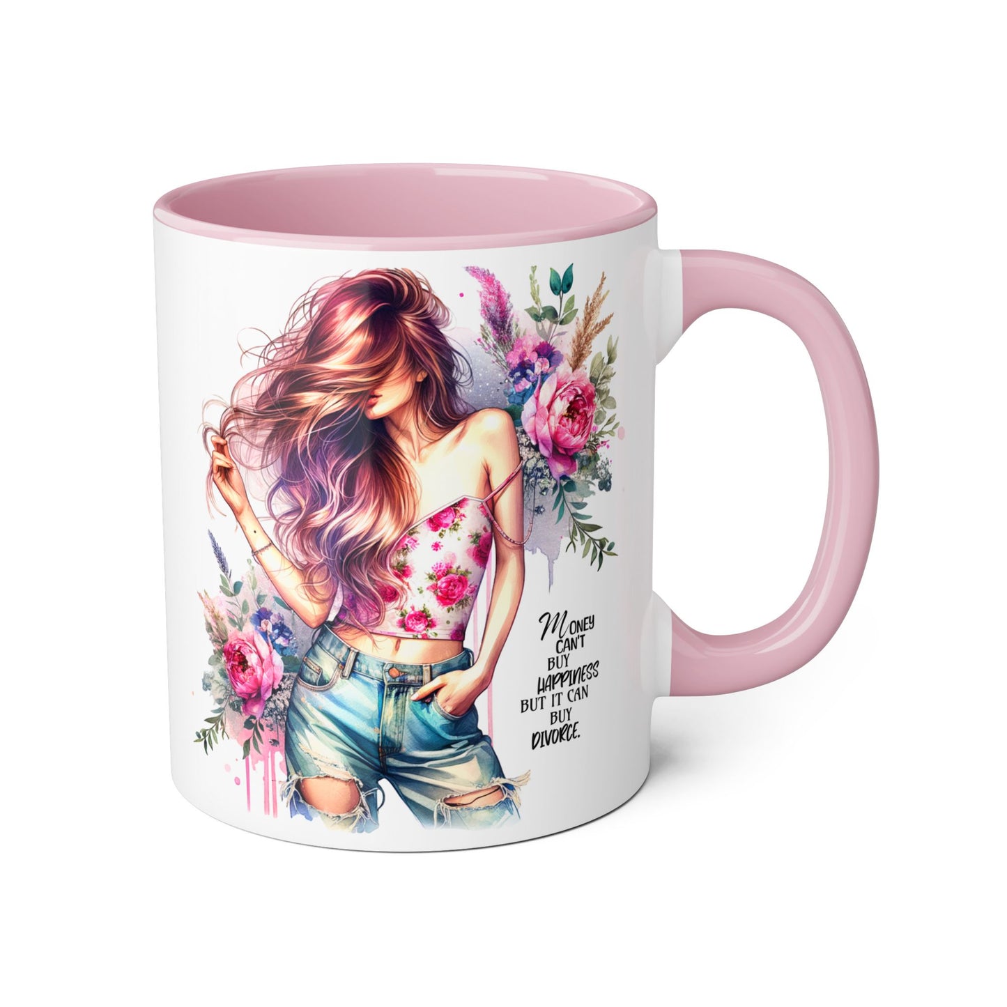Mug - Money Can't Buy Happiness But It Can Buy Divorce Humoristic