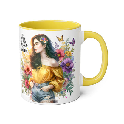 Funny Accent Mug - My Taste in Men is Probably a Disability Humor 11oz Cup