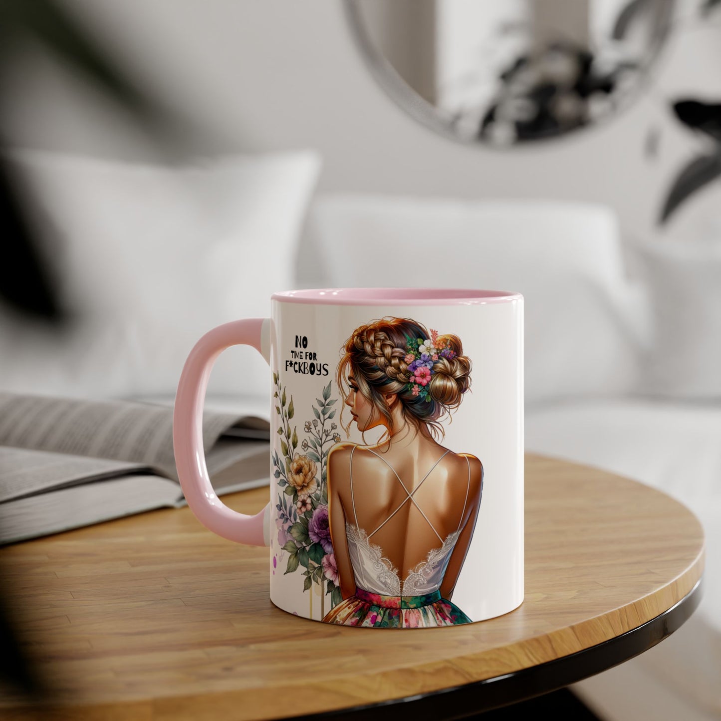 Funny Accent Mug - No Time For F*boys 11oz