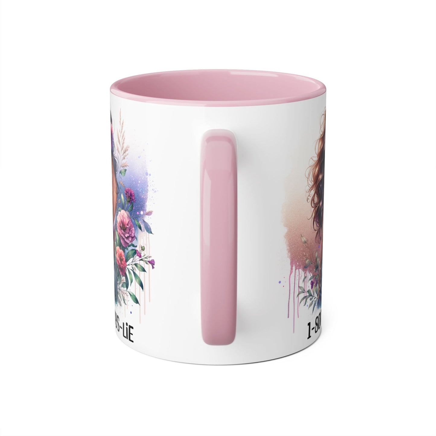 Chic Accent Mugs for Trendsetters, Floral Design Coffee Cup for Girls, 1-800-BOYS-LIE Gift for Friends, Cute 11oz Tea Mug, Stylish [...]