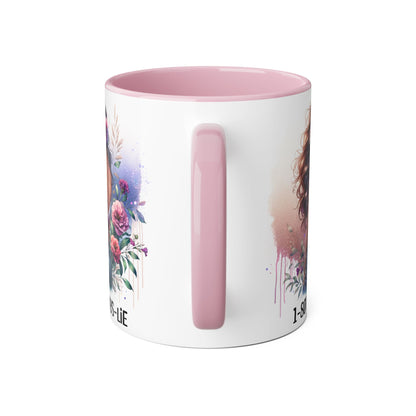 Chic Accent Mugs for Trendsetters, Floral Design Coffee Cup for Girls, 1-800-BOYS-LIE Gift for Friends, Cute 11oz Tea Mug, Stylish [...]
