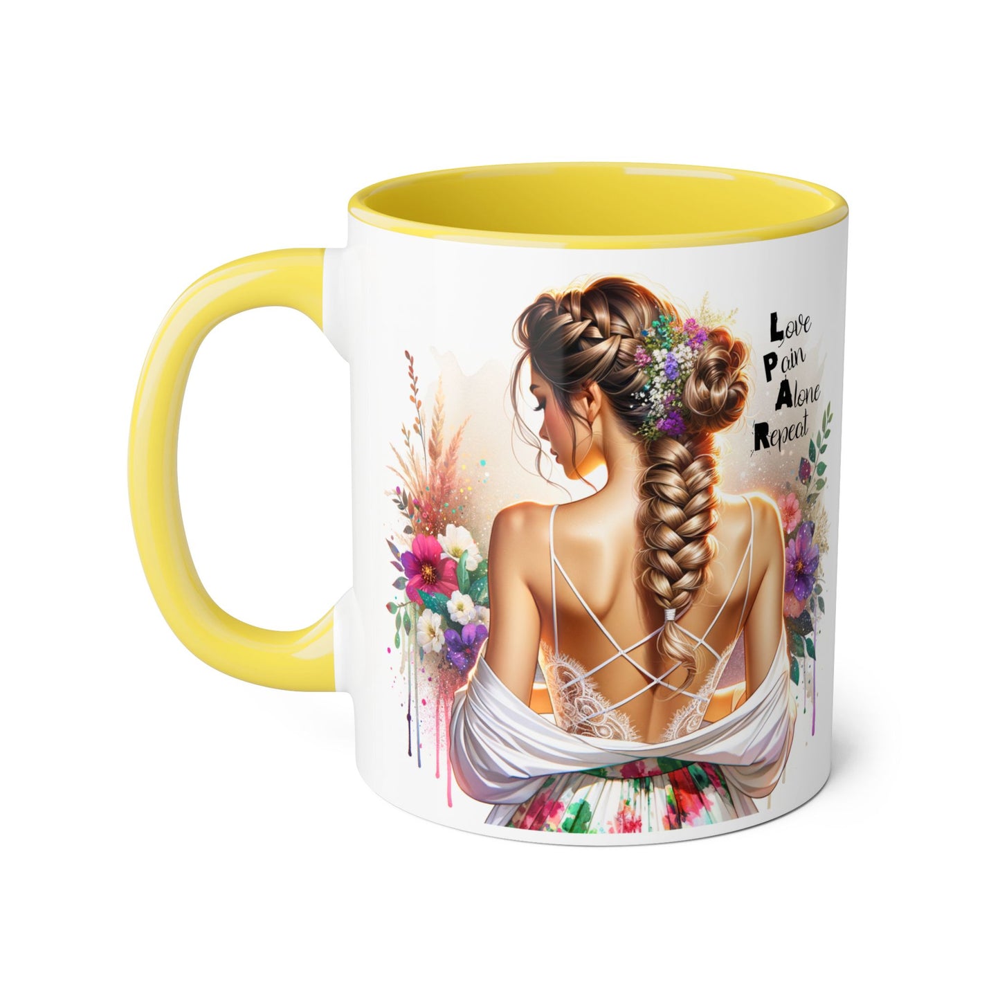 Inspirational Accent Mugs for Coffee Lovers, Beautiful Art, Gift for Friends, Motivational Quotes, Home Decor, Unique Office Mugs