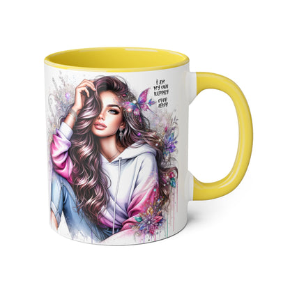 I Am My Own Happily Ever After Empowering Accent Mug - 11oz Inspirational Design for Coffee Lovers