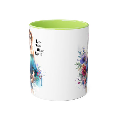 Floral Lover's Accent Mug - Celebrate Self-Love, Ideal Gift for Friends & Family, Perfect for Birthdays, Holidays, Cozy Moments