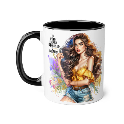 Funny Accent Mug - My Taste in Men is Probably a Disability Humor 11oz Cup