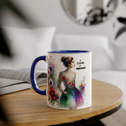 Colorful Floral Quotes Coffee Mug, Gift for Flower Lovers, Inspirational Mug, Unique Tea Cup, Perfect for Birthdays