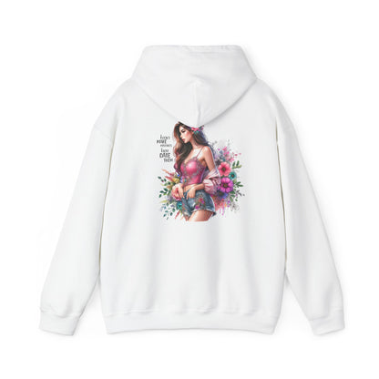 I Don`t  Make Mistakes, I Just Date Them Floral Bliss Unisex Hooded Sweatshirt - Cozy Gift, Bohemian Style, Comfortable Layer, Everyday Wear, Spring Fashion