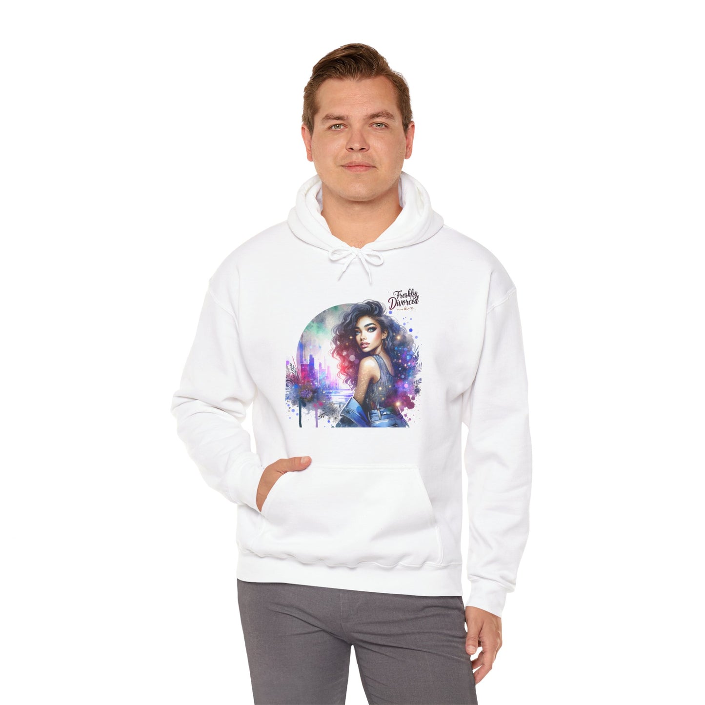 Freshly Divorced Unisex Hooded Sweatsh