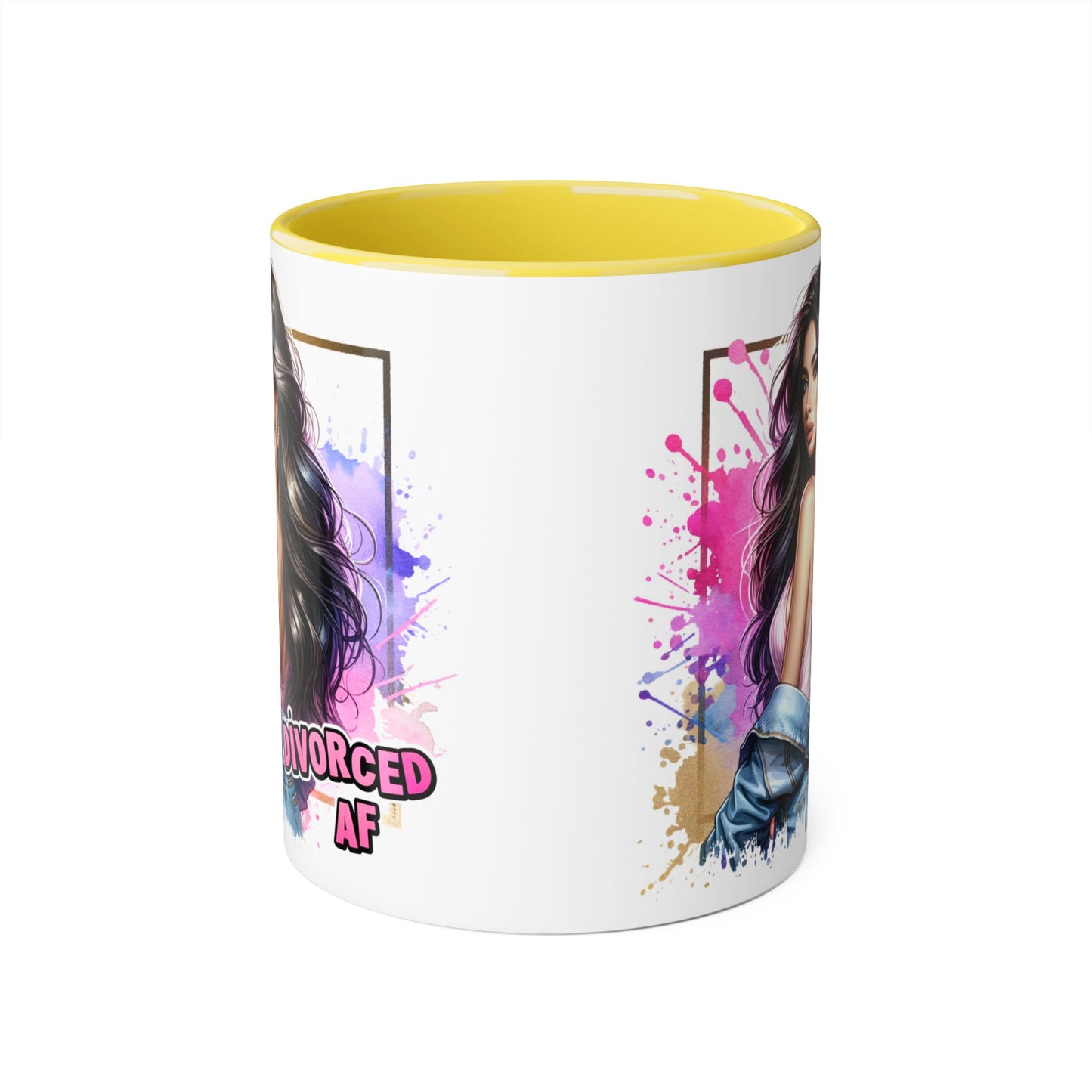 Mug - Divorced AF 11oz Accent Mug